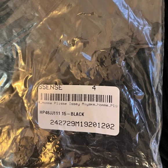 HOMME PLISSE Issey Miyake Black Monthly Color September Shirt XL/ 4 - Picture 8 of 14